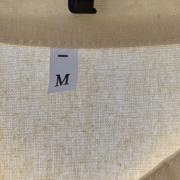 Men’s medium yellow dress shirt. NWOT - Picture 4 of 5